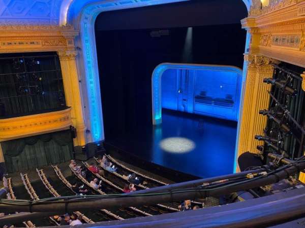 Hudson Theatre, section: Balcony R, row: A, seat: 14