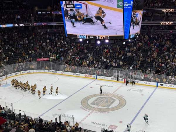T-Mobile Arena, section: 207, row: D, seat: 6