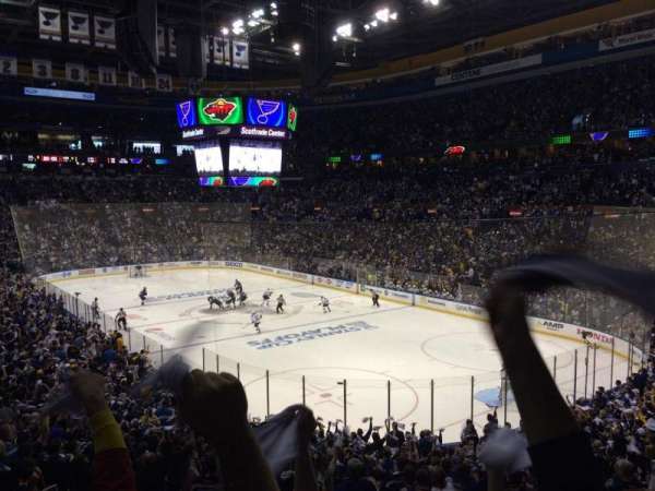 Enterprise Center, section: 112, row: CC, seat: 11