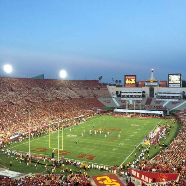 Los Angeles Memorial Coliseum, section: 312, row: 7, seat: 1