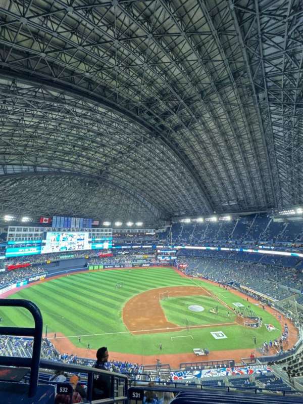Rogers Centre, section: 531, row: 10, seat: 19