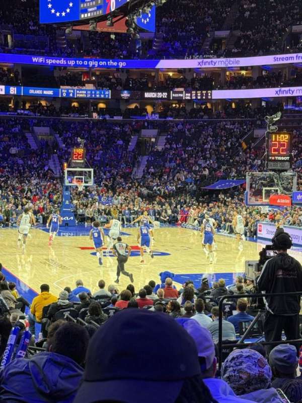 Xfinity Mobile Arena, section: 117, row: 11, seat: 13