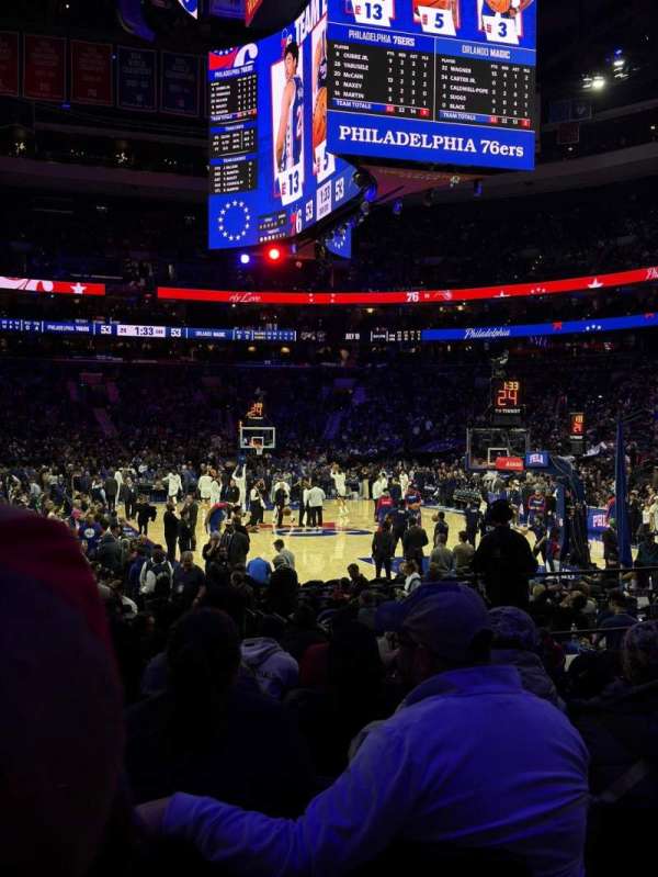 Xfinity Mobile Arena, section: 117, row: 11, seat: 13