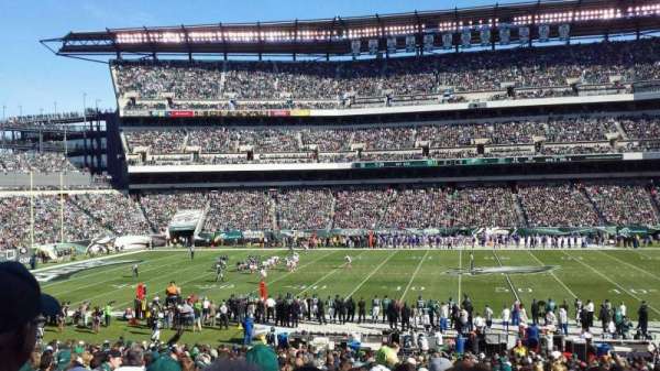 Lincoln Financial Field, section: 101, row: 31, seat: 17
