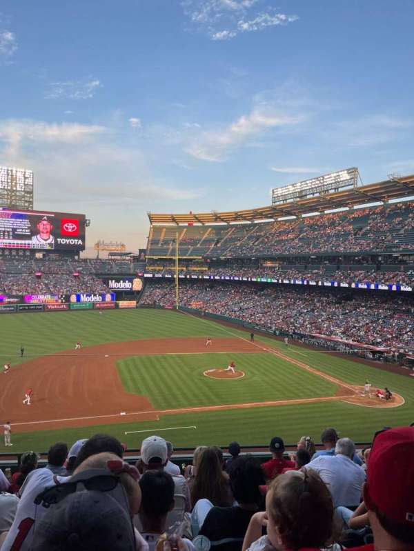 Angel Stadium, section: 317, row: G, seat: 5