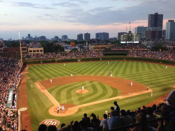 Wrigley Field, section: 420R, row: 1, seat: 13