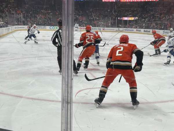 Honda Center, section: 202, row: B, seat: 8