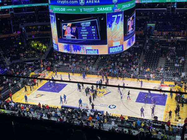 Crypto.com Arena, section: 334, row: 6, seat: 1