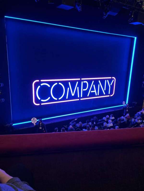 Bernard B. Jacobs Theatre, section: Mezzanine L, row: B, seat: 9