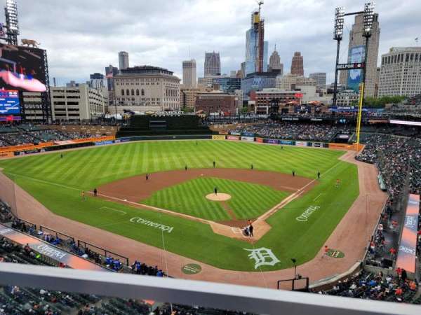 Comerica Park, section: 329, row: A, seat: 8