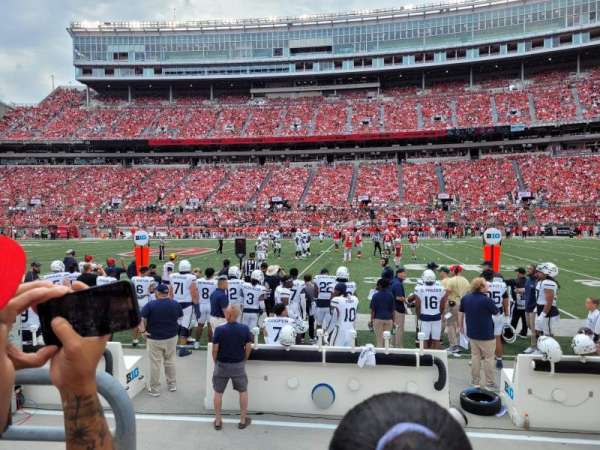 Ohio Stadium, section: 18AA, row: 2, seat: 29