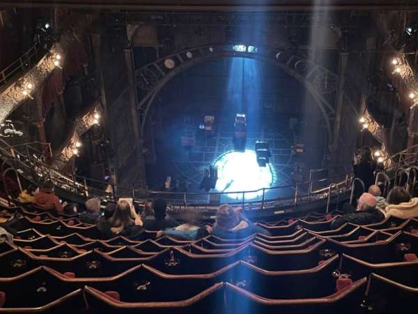 Palace Theatre, West End, section: Balcony, row: O, seat: 12