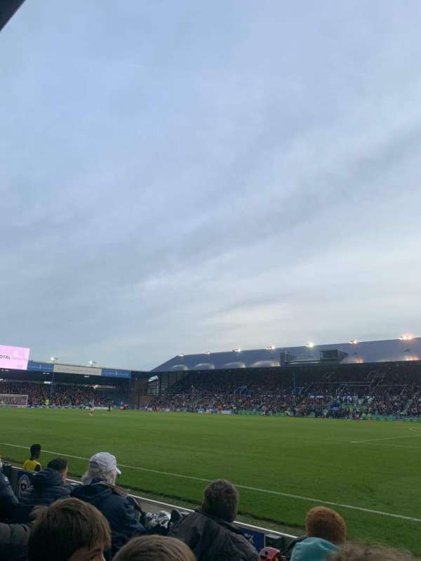 Fratton Park, section: NLJ, row: D, seat: 207