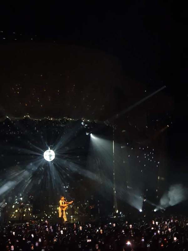 The O2, London, section: 103, row: E, seat: 95