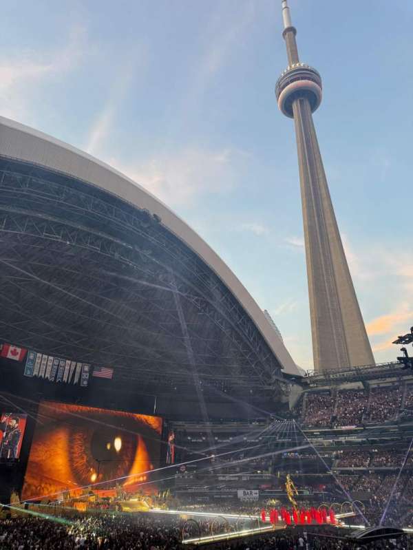 Rogers Centre, section: 134, row: 34, seat: 1