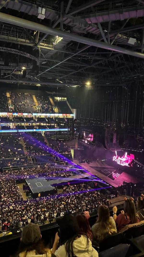 The O2, London, section: 419, row: D, seat: 909