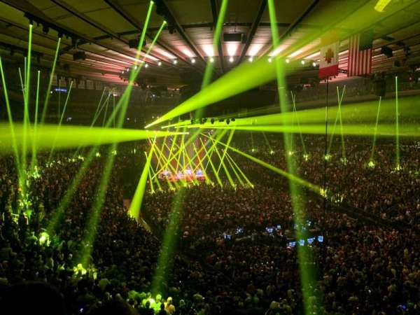 Madison Square Garden, section: 201, row: 2