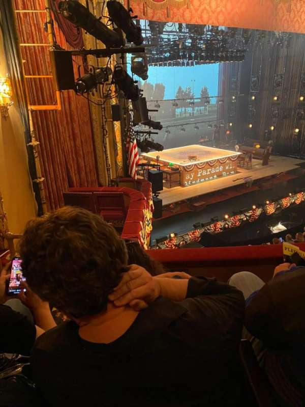 Bernard B. Jacobs Theatre, section: Mezzanine L, row: C, seat: 27