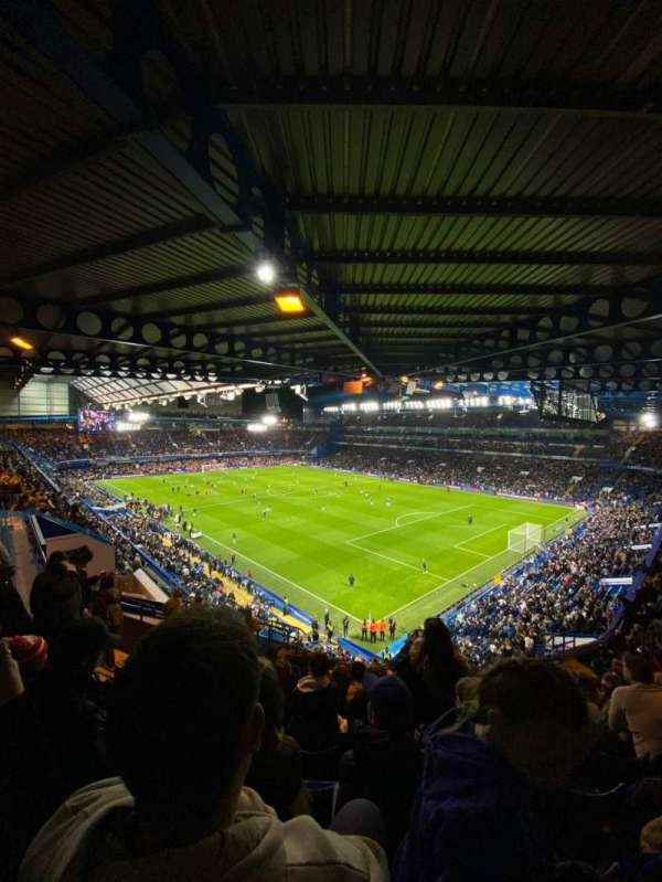 Stamford Bridge, section: Matthew Harding Upper 15, row: R, seat: 201