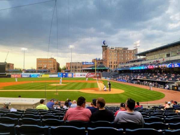 Fifth Third Field, section: 108, row: J, seat: 11