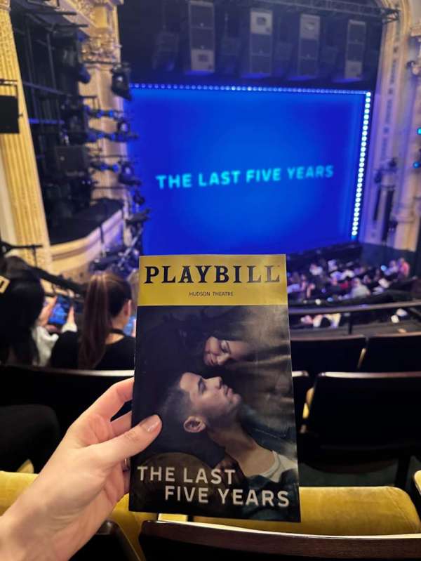 Hudson Theatre, section: Dress Circle L, row: D, seat: 9