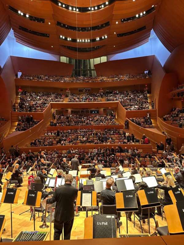 Walt Disney Concert Hall, section: Orchestra View, row: A, seat: 238