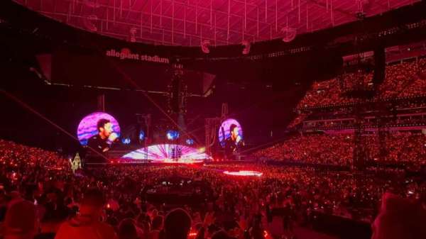 Allegiant Stadium, section: 105, row: 20, seat: 15