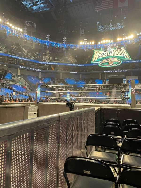 Spectrum Center, section: FLR7, row: G, seat: 1