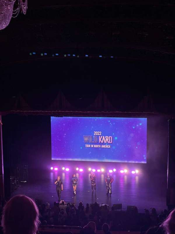 Warner Theatre, Washington D.C., section: Mid-Balcony R, row: GG, seat: 2-4