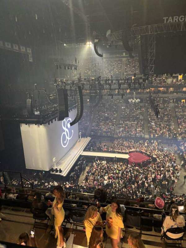 Target Center, section: 212, row: J, seat: 6