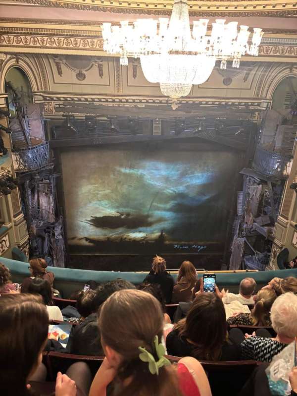 Sondheim Theatre, West End, section: Grand Circle, row: E, seat: 17