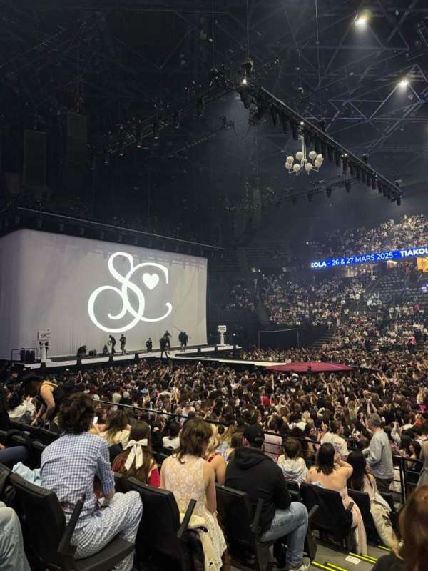 Accor Arena, section: Gradin O, row: 20, seat: 25