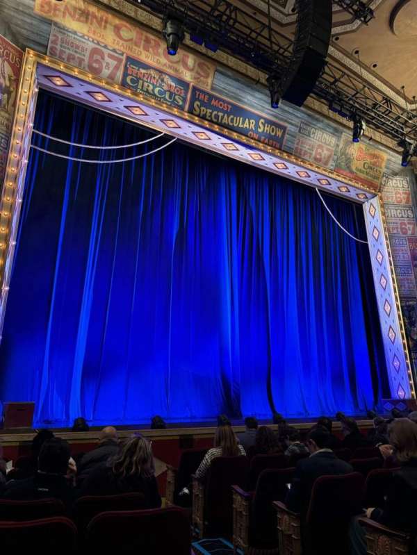 Imperial Theatre, section: Orchestra L, row: G, seat: 5