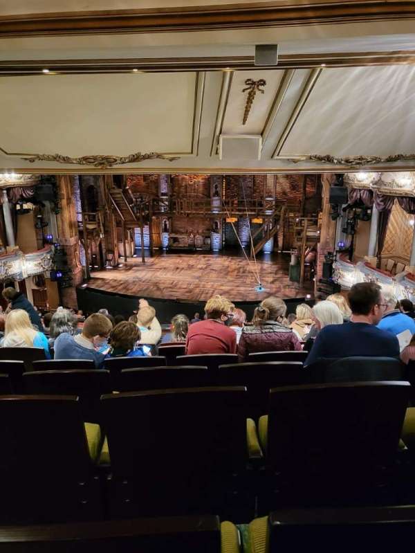 Victoria Palace Theatre, section: Royal Circle, row: L, seat: 14