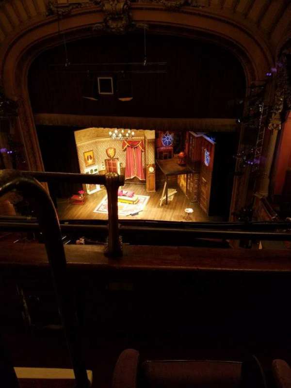 Lyceum Theatre, Broadway, section: Balcony R, row: B, seat: 2