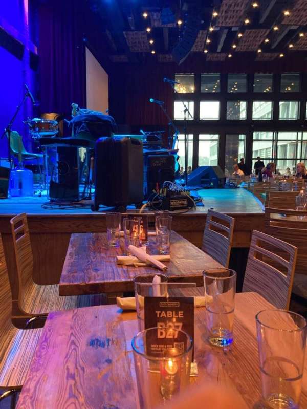 Main Stage, City Winery New York, section: Side Premier, row: Table 27, seat: C