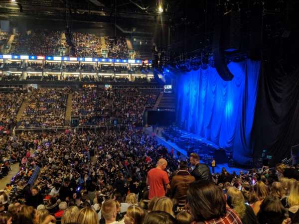 The O2, London, section: 112, row: A, seat: 40