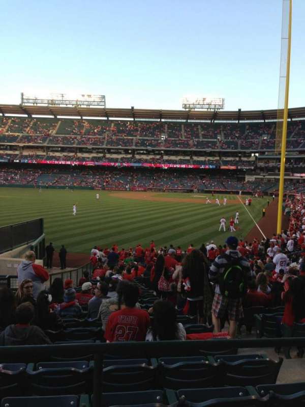 Angel Stadium, section: 201, row: A, seat: 2