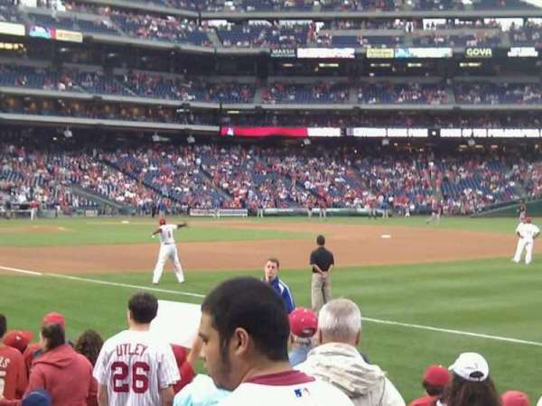 Citizens Bank Park, section: 111, row: 9, seat: 3