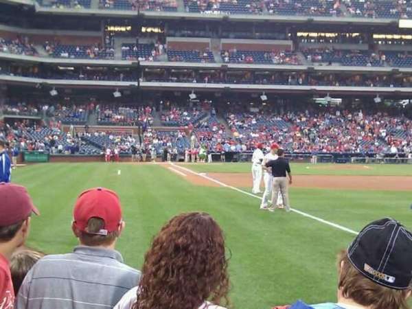 Citizens Bank Park, section: 109, row: 3, seat: 15