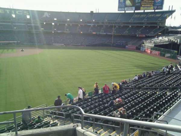 Oakland Coliseum, section: 200, row: 4, seat: 2