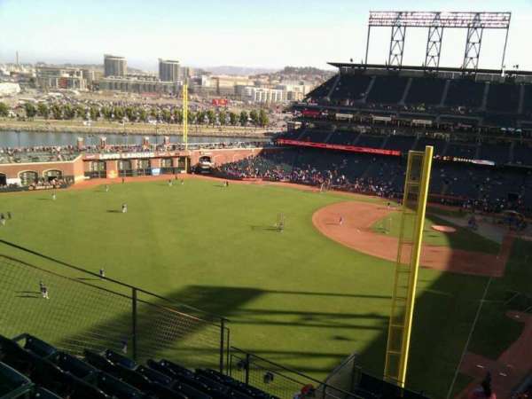 Oracle Park, section: VR336, row: 8, seat: 4
