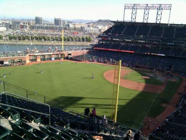 Oracle Park, section: VR335, row: 15, seat: 13