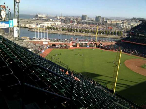 Oracle Park, section: VR334, row: 18, seat: 25