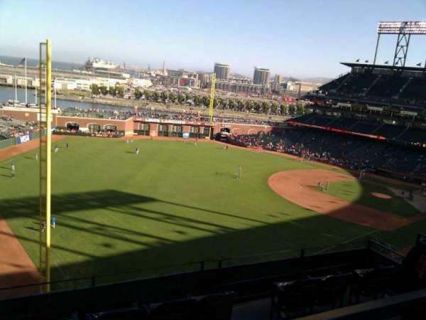 Oracle Park, section: VR332, row: 1, seat: 12