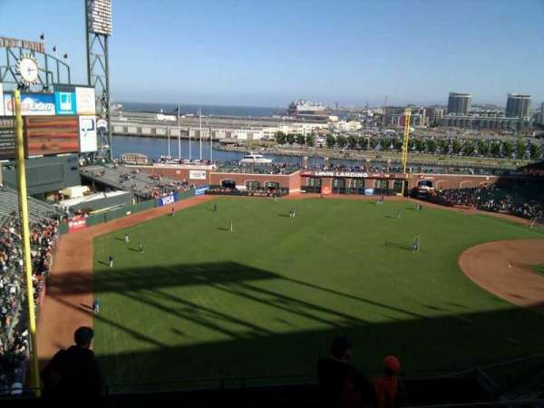 Oracle Park, section: VR331, row: 3, seat: 8