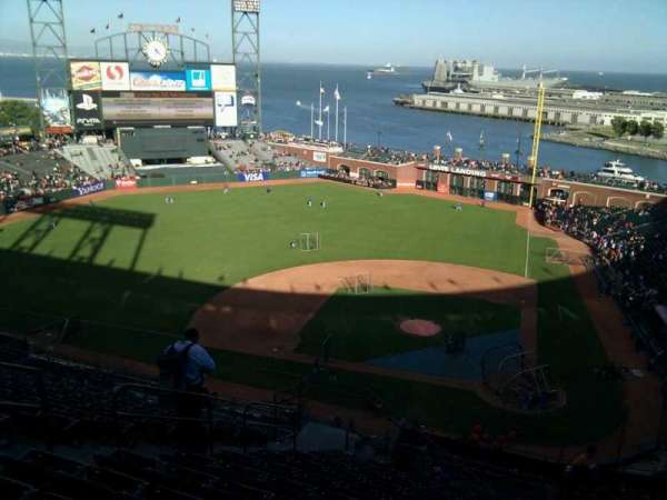 Oracle Park, section: VR320, row: 12, seat: 17