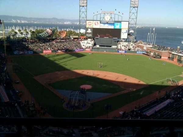 Oracle Park, section: VR314, row: 2, seat: 11