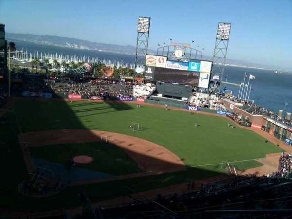 Oracle Park, section: VR312, row: 8, seat: 4