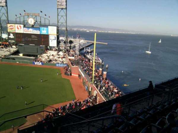 Oracle Park, section: VR305, row: 5, seat: 3